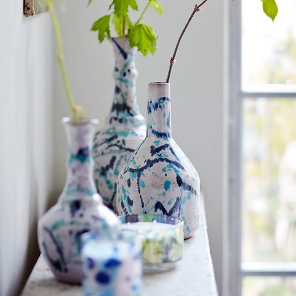 Anthropologie Large Splatter Vase - Picture 2 of 16